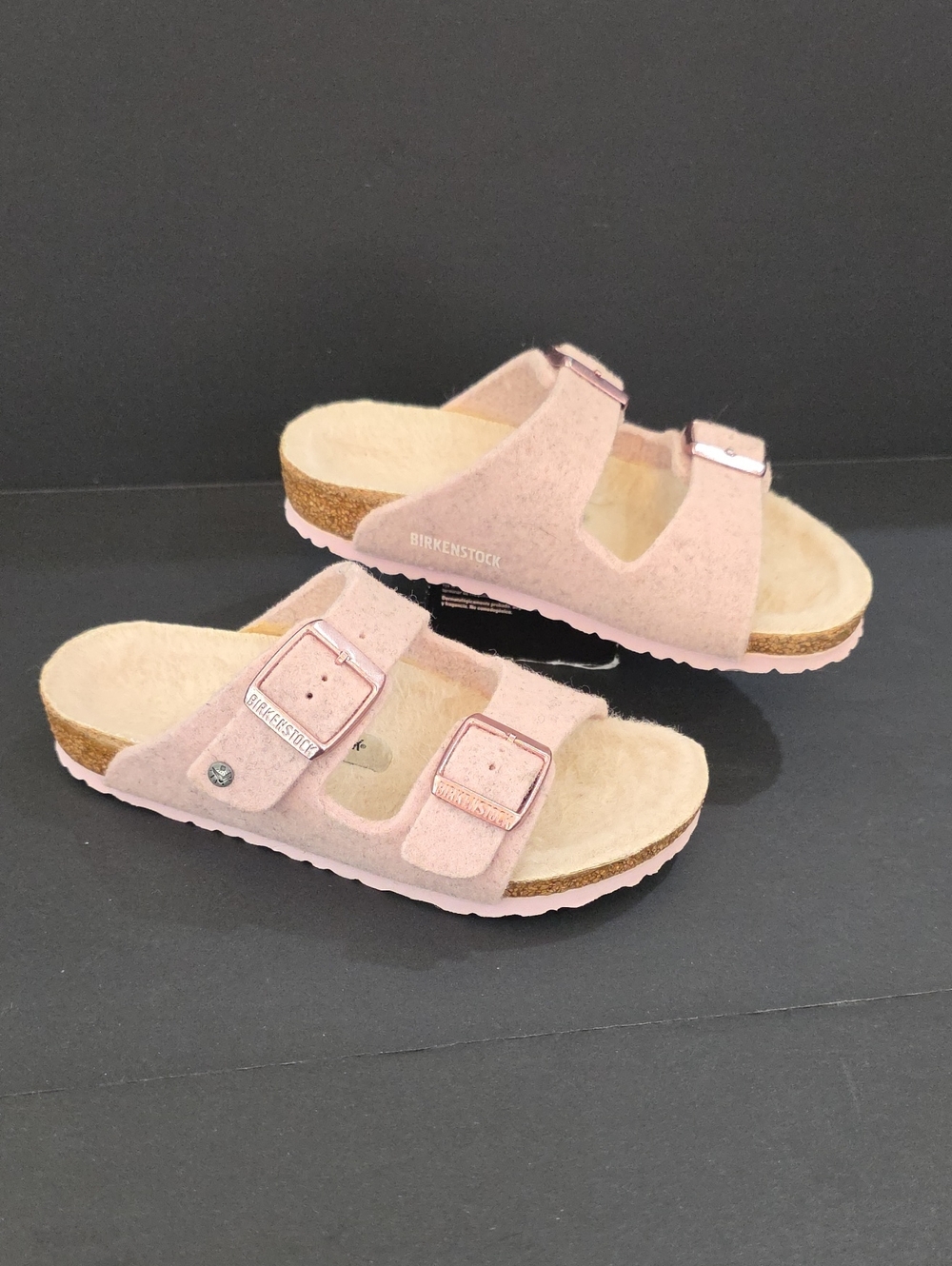 Birkenstock Kids Pink Dual-Strap Arizona Sandals Size Child C 11